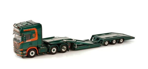 WSI01-3709 - SCANIA R STREAMLINE TOPLINE 6x2 con rimorchio a 3 assi POSTMA GRIJPSKERK - 1