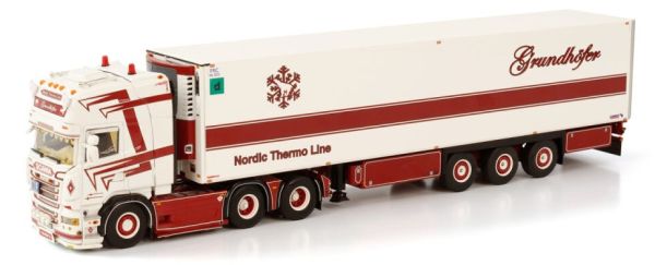 WSI01-3789 - SCANIA R13 Topline 6x4 con rimorchio frigorifero 3 assi GRUNDHÖFER - 1