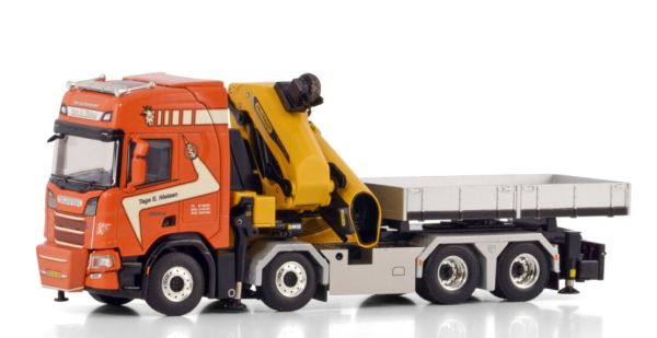 WSI01-4385 - SCANIA R Highline CR20H 8x4 portante con zavorra e gru di carico PALFINGER PK 135.002 TEC7 - TAGE E NIELSEN - 1