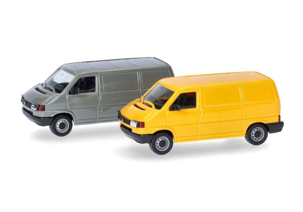 HER012386-004 - VOLKSWAGEN T4 grigio e giallo - 2 pezzi da assemblare - 1