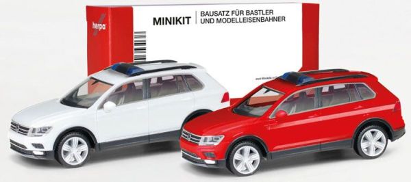 HER013109-002 - 2 x VOLKSWAGEN Tiguan Bianco e Rosso - In Kit - 1