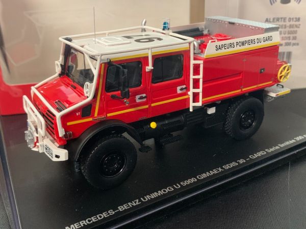 ALERTE0138 - MERCEDES UNIMOG U5000 Gimaex SDIS 30 - GARD rosso - 1