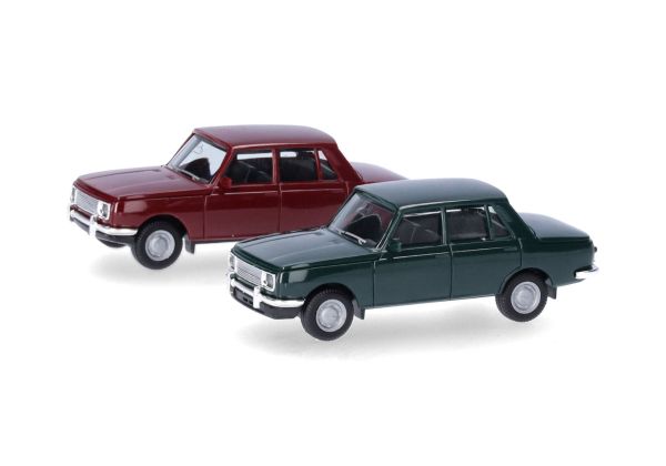 HER013918-002 - 2 WARTBURG 353 '66 Verde e Rosso - In Kit - 1