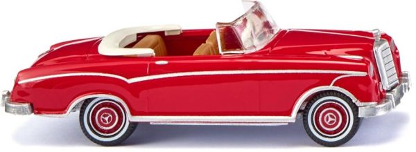 WIK014301 - MERCEDES 220 S Cabrio - rosso rubino - 1