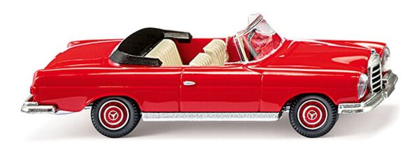 WIK015303 - MERCEDES-BENZ 280 SE Cabriolet Rosso - 1