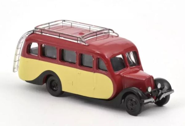 NOREVAMC0191099-ROUGE - CITROEN U23 Autocar 1947 Rosso e Giallo - 1