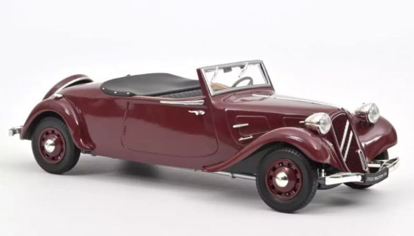 NOREVAMC0191190 - CITROEN Traction Cabriolet 1938 Rosso Scuro - 1