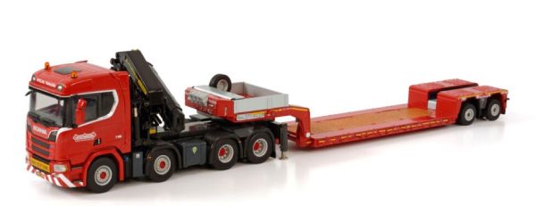 WSI02-2938 - SCANIA R CR20N 8x4 NOOTEBOOM con caricatore basso a 2 assi e palfinger pk 150002 sh - 1