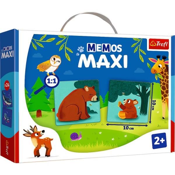 TRF02268 - Maxi Memo Gli animali e i loro piccoli | dadi 2 anni - 1