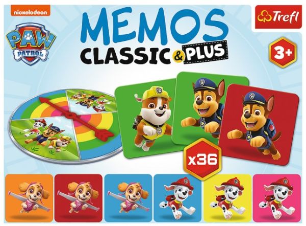 TRF02269 - Memos Classic e altro PAT PATROUILLE | dadi 3 anni - 1