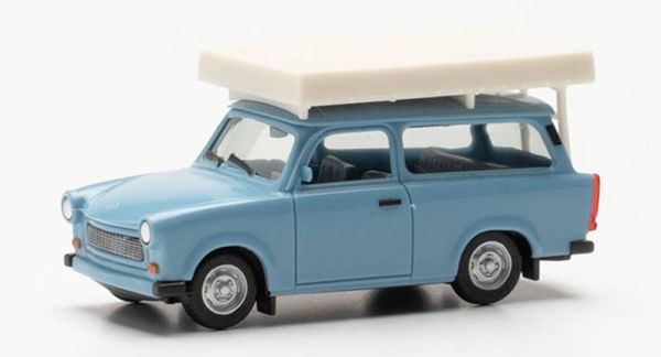 HER024181-003 - TRABANT blu pastello con tenda a tetto - 1