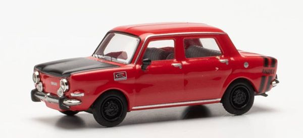 HER024358-003 - SIMCA rallye II rosso e nero - 1