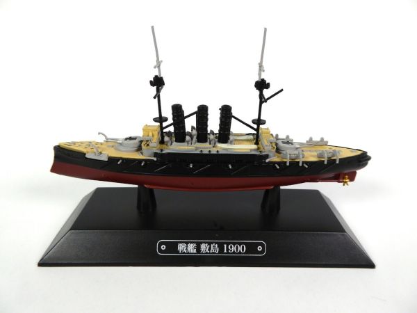 AKI0281 - Corazzata giapponese - Nave da guerra - Shikishima 1900 - 1