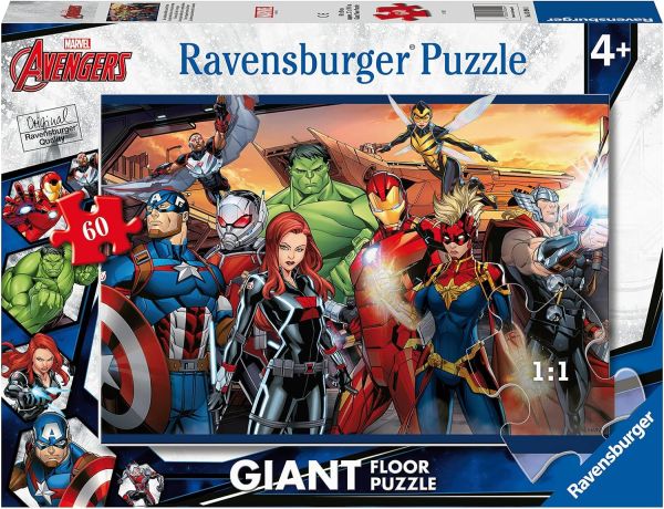 RAV030941 - Puzzle da 60 pezzi Marvel AVENGERS - 1