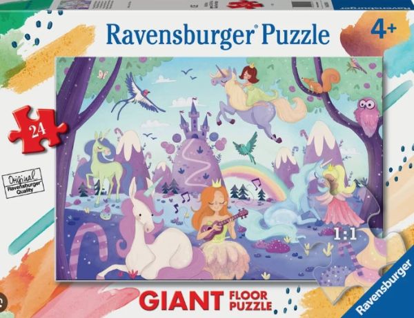 RAV031481 - Puzzle da 24 pezzi Il magico mondo degli unicorni - 1