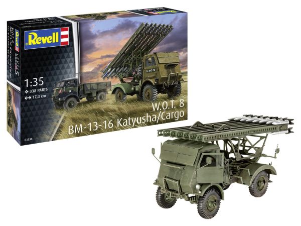 REV03338 - W.O.T. 8 BM-13-16 Katyusha/Cargo veicolo militare da assemblare e dipingere - 1