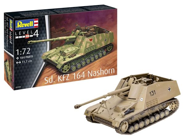 REV03358 - Char Sd.Kfz. 164 Nashorn da assemblare e dipingere - 1