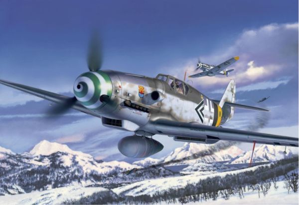 REV03653 - Aereo Messerschmitt Bf109G-6 da assemblare e dipingere - 1