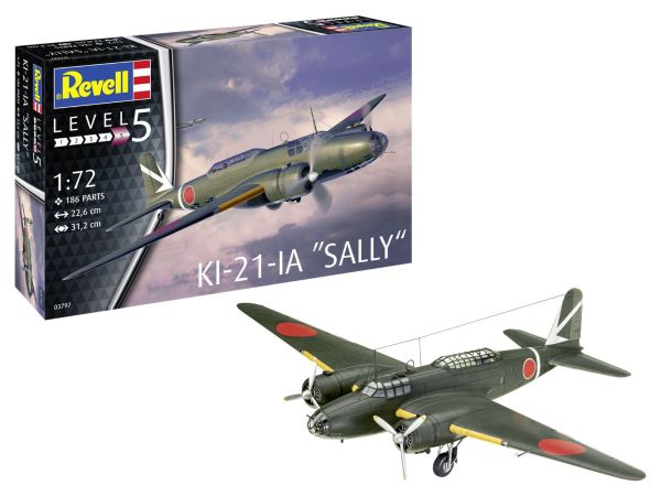 REV03797 - Aereo militare Ki-21-IA SALLY da assemblare e dipingere - 1