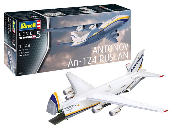 REV03807 - Samolot Antonov AN-124 Ruslan do złożenia i pomalowania - 1