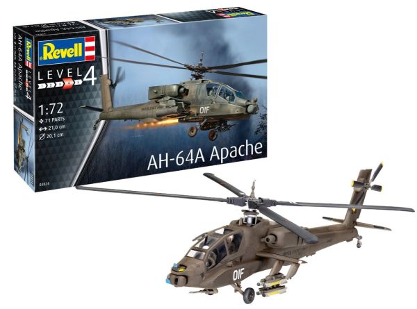 REV03824 - Elicottero AH-64A Apache da assemblare e verniciare - 1