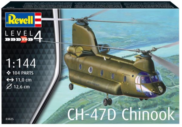 REV03825 - Elicottero CH-47D Chinook da assemblare e dipingere - 1