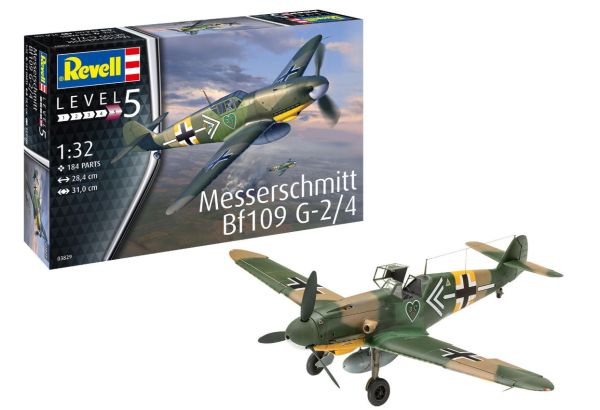 REV03829 - Aereo Messerschmitt Bf109G-2/4 da assemblare e dipingere - 1