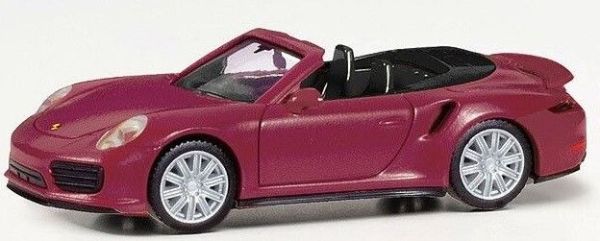 HER038928-002 - PORSCHE 911 Turbo Cabrio rosso metallico - 1