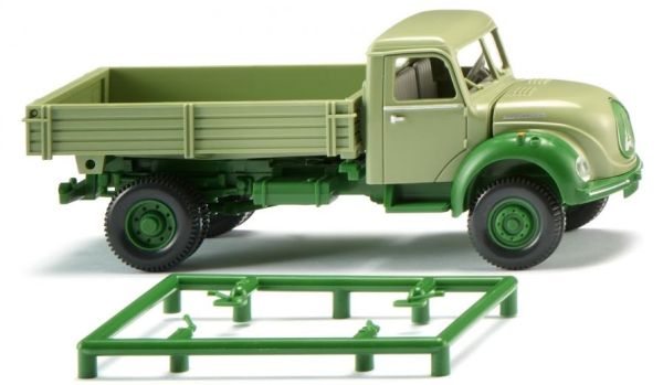 WIK042496 - Autocarro ribaltabile MAGIRUS 4x2 Verde - 1