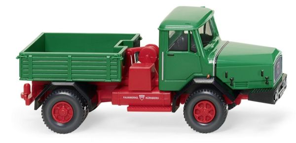 WIK049302 - Camion verde menta Faun - 1