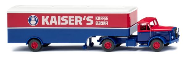 WIK051328 - HENSCHEL 4x2 con rimorchio a 1 asse - KAISER'S KAFFEE - 1