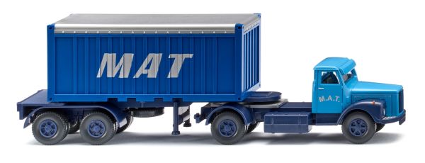 WIK052604 - SCANIA 4x2 con portacontainer e container M.A.T. - 1