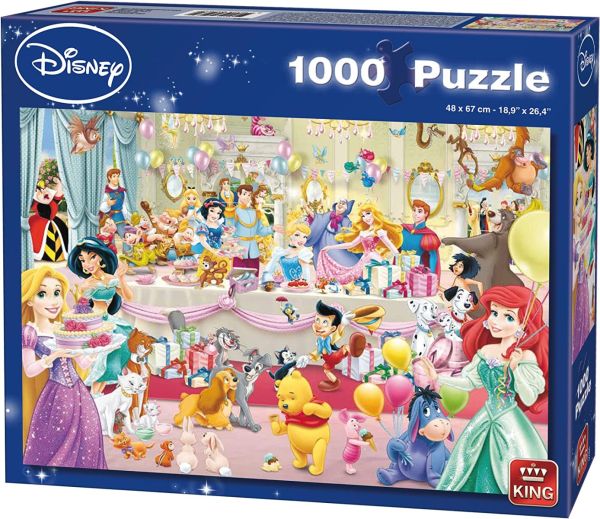 KING05264 - Puzzle di 1000 pezzi Disney Happy birthday - 1