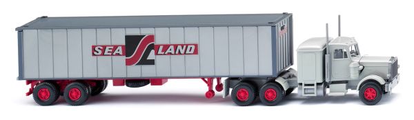 WIK052707 - PETERBILT 6x4 con portacontainer e container SEALAND - 1