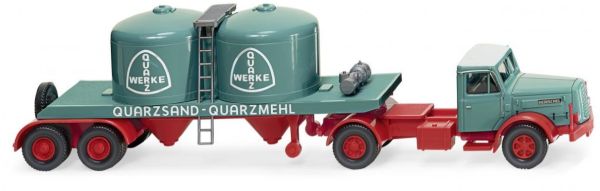 WIK053405 - Henschel Quarzwerke 4X2 rimorchio per prodotti chimici 2 assi - 1