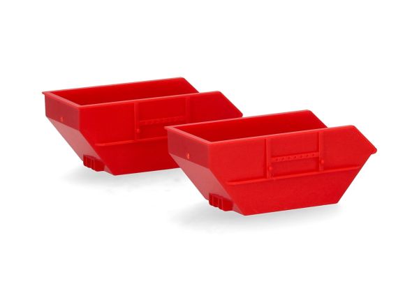 HER054669 - 2 Contenitori per rifiuti 7m3 Rosso - 1