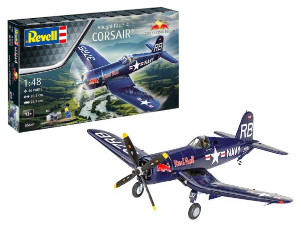 REV05641 - Aerei Flying Bulls F4U-4 Corsair da assemblare e dipingere - 1