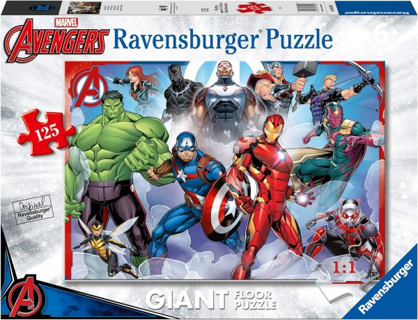 RAV056439 - Puzzle Gigante 125 Pezzi Marvel AVENGERS - 1