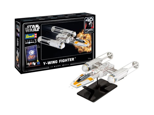 REV05658 - Caccia Y-wing STAR WARS con vernice da assemblare - 1