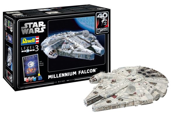 REV05659 - Modello da assemblare e dipingere Millennium Falcon Star Wars Gift Set - 1