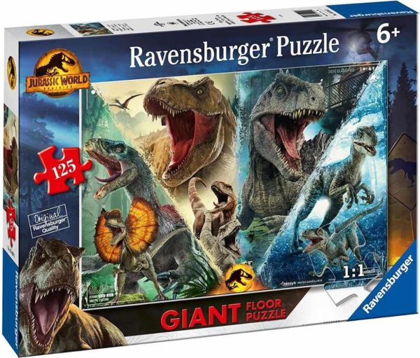 RAV056903 - Puzzle Gigante 125 Pezzi JURASSIC WORLD - 1