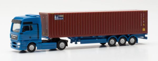 HER066839 - MAN TGX XXL 4x2 con portacontainer 3 assi con container BEACON - 1