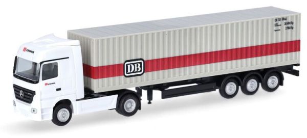 HER066846 - MERCEDES BENZ Actros 4x2 con rimorchio porta container 3 assi DEUTSCHE BAHN - 1