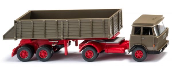 WIK067710 - HANOMAG Henschel 4x2 con cassone ribaltabile 2 assi - 1