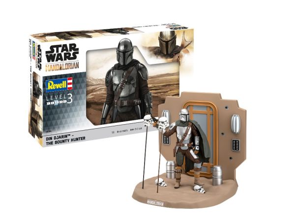 REV06784 - Il cacciatore di taglie del film STAR WARS The Mandalorian da assemblare e dipingere - 1