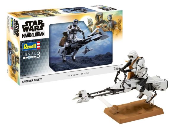 REV06786 - Speeder Bike The Mandalorian STAR WARS da assemblare e dipingere - 1