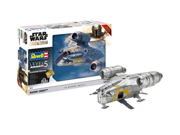 REV06788 - Il Mandaloriano: Razor Crest Star Wars Platinum Edition da assemblare e dipingere - 1