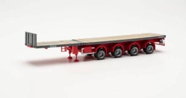 HER076203-008 - TELETRAILER Pianale a 4 assi grigio ferro - 1