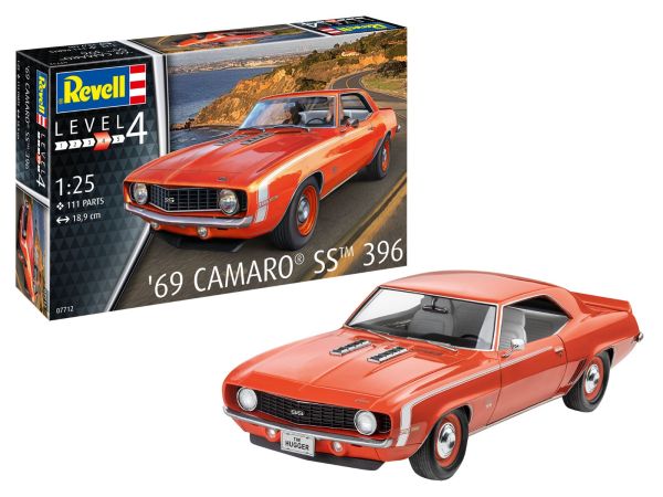 REV07712 - CAMARO SS 396 1969 da assemblare e verniciare - 1