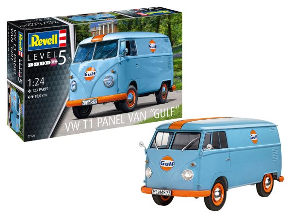 REV07726 - VOLKSWAGEN T1 Gulf per assemblare e dipingere - 1